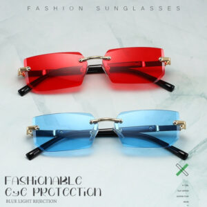 Women's Rimless Fashion Sun Eyes