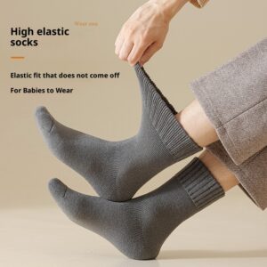 Men's Winter Fleece-lined Thick Warm Cashmere Socks