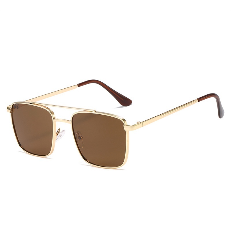 Men's Square Metal UV-proof Sunglasses - Image 3