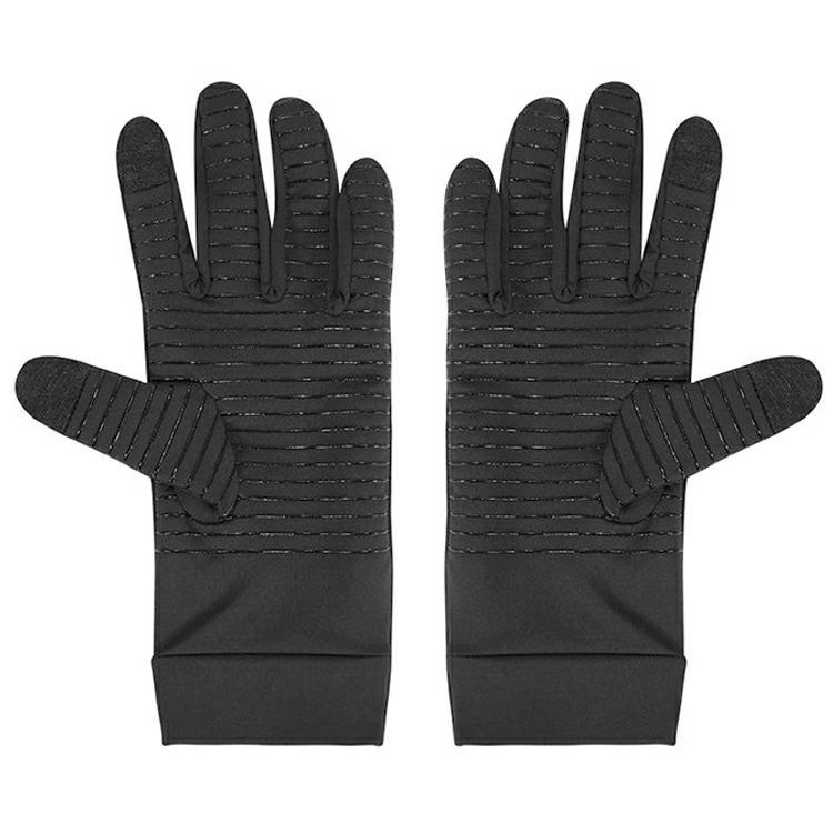 Copper Fiber Pressure Copper Ion Full Finger Touch Screen Gloves - Image 3