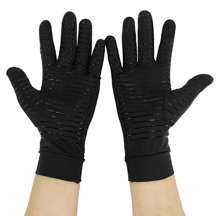 Copper Fiber Pressure Copper Ion Full Finger Touch Screen Gloves - Image 5