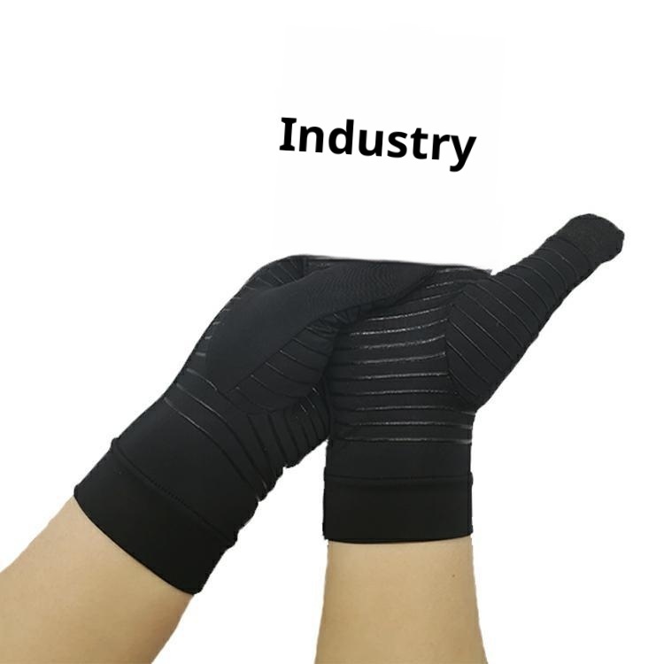Copper Fiber Pressure Copper Ion Full Finger Touch Screen Gloves - Image 6