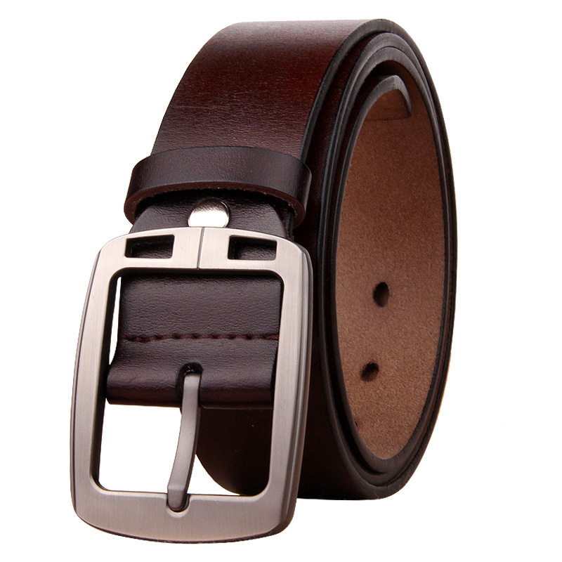 Cowhide Young And Middle-aged Retro Men's Belt - Image 8