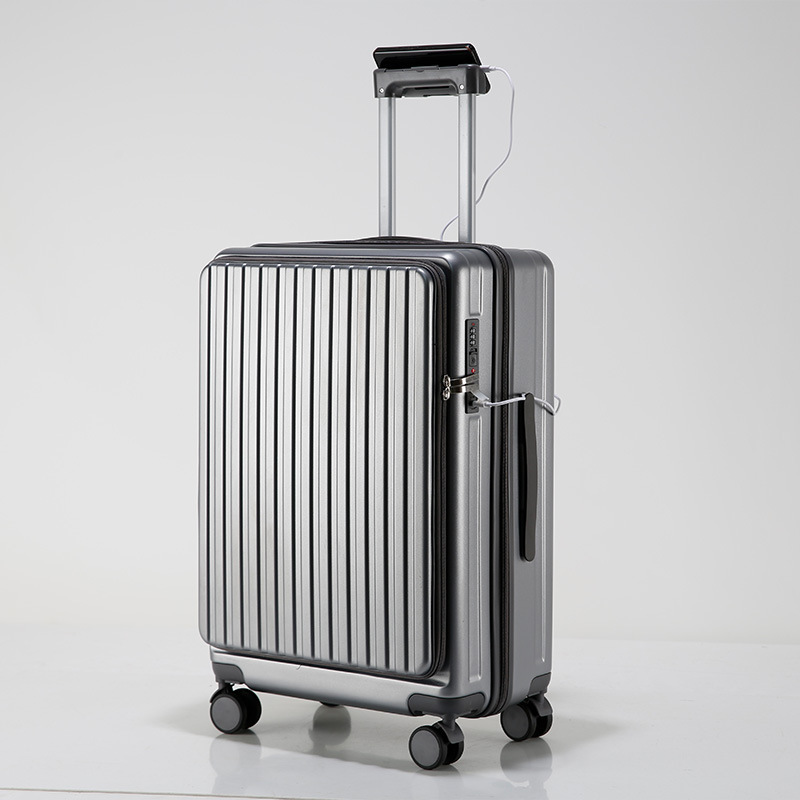 New ABS Business Front Opening 20-inch Luggage - Image 3