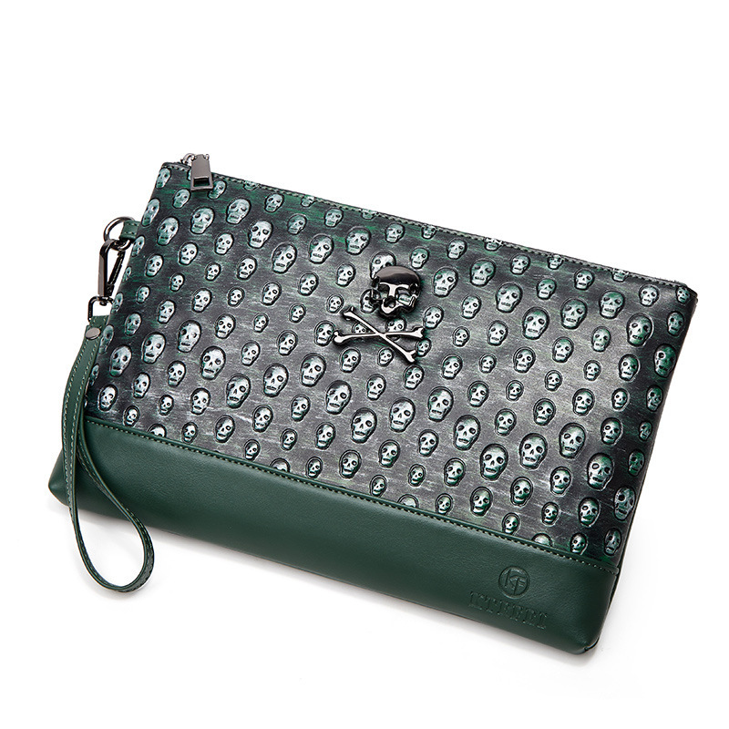 Retro Men's And Women's Skull Clutch - Image 3