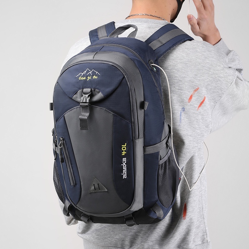 Polyester Men's Outdoor Mountaineering Bag Large Capacity Backpack - Image 3