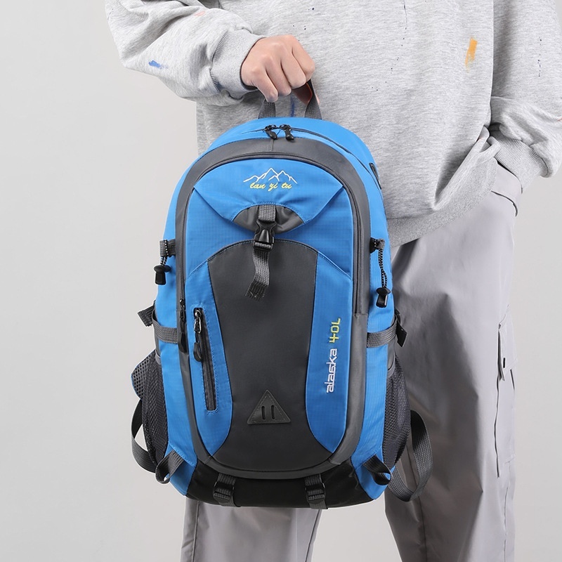 Polyester Men's Outdoor Mountaineering Bag Large Capacity Backpack - Image 4