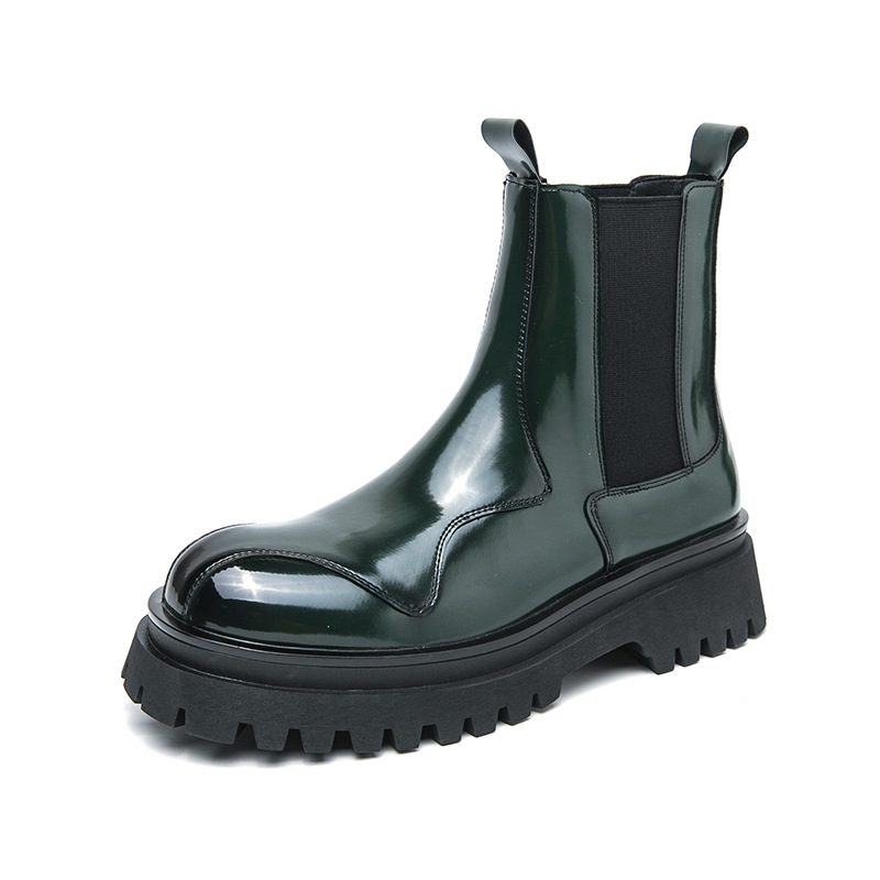 British Glossy Ankle Boots For Men - Image 7