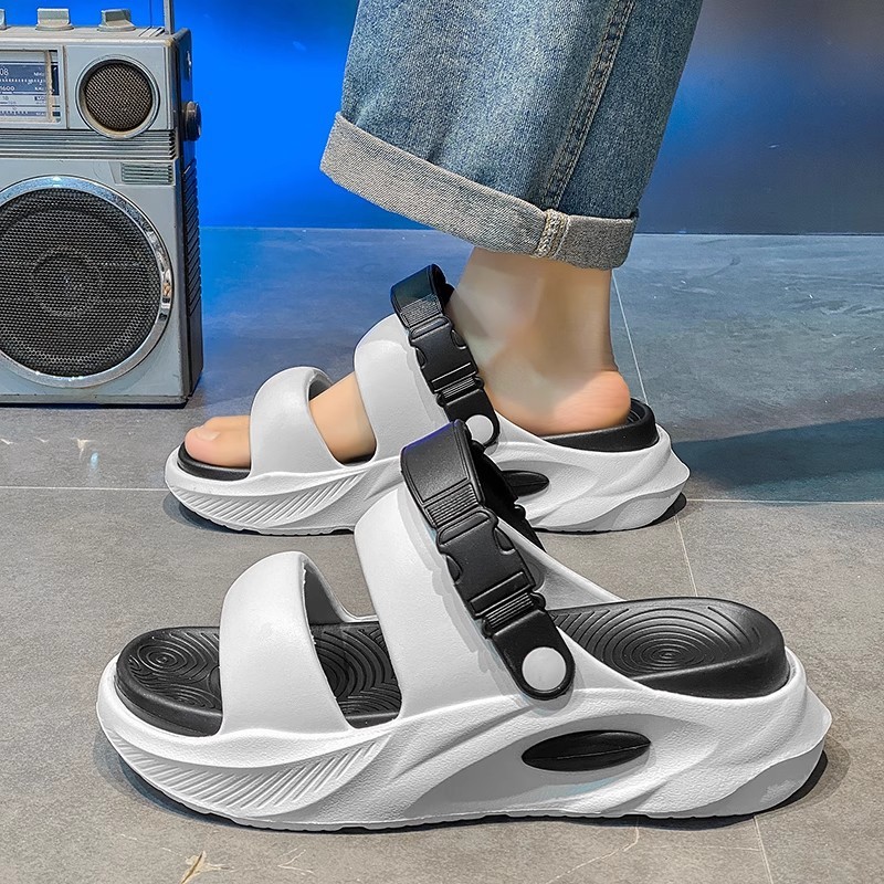 Sports Slippers Men's Thick Bottom Wear-resistant Non-slip Sandals - Image 3