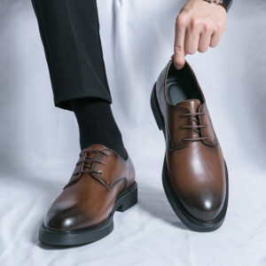 Men's British-style Korean-style Business Leather Shoes