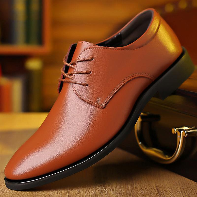 Men's Leather Shoes Business Formal Wear - Image 2
