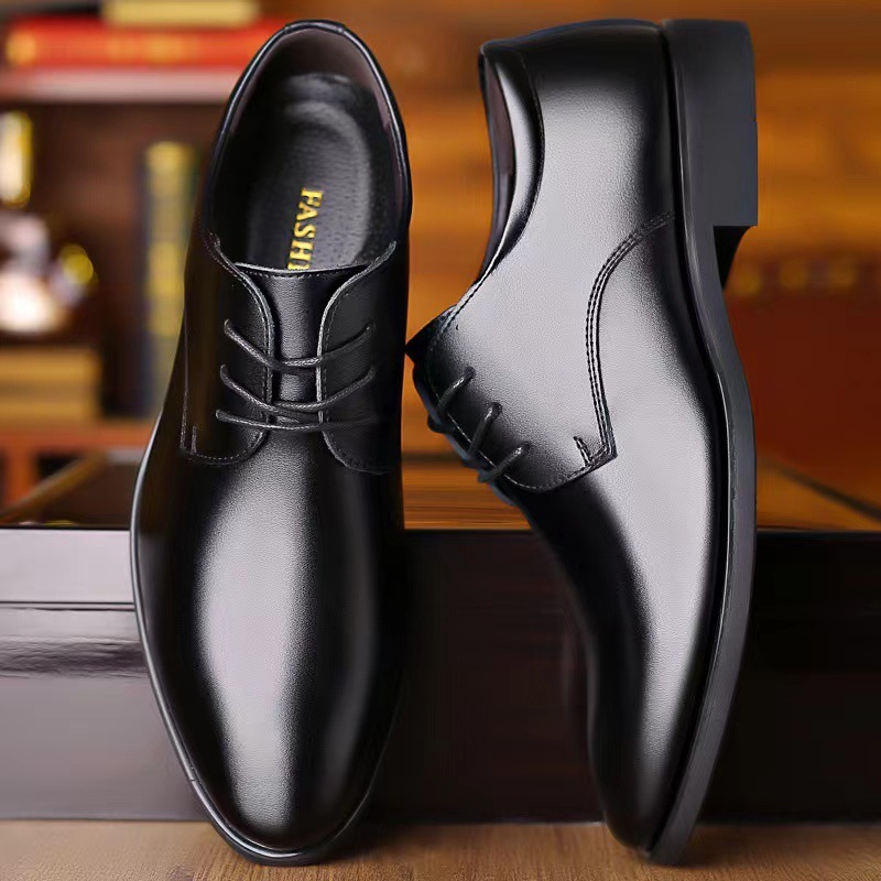 Men's Leather Shoes Business Formal Wear - Image 3