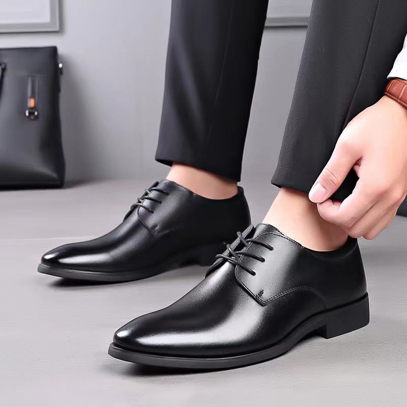 Men's Leather Shoes Business Formal Wear - Image 4
