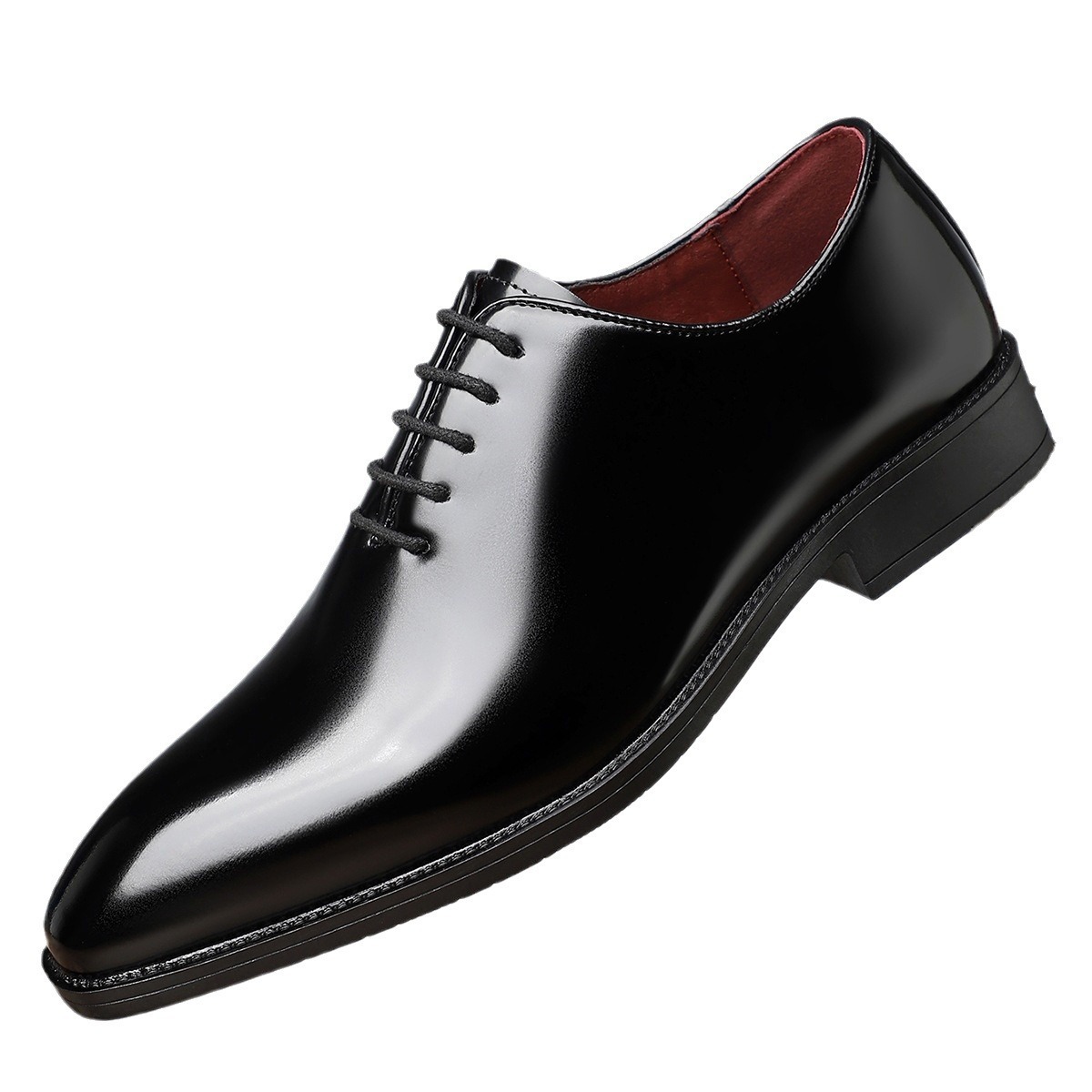 British Style Fashion Business Glossy Pointed Toe Comfortable All-matching Men's Shoes - Image 2