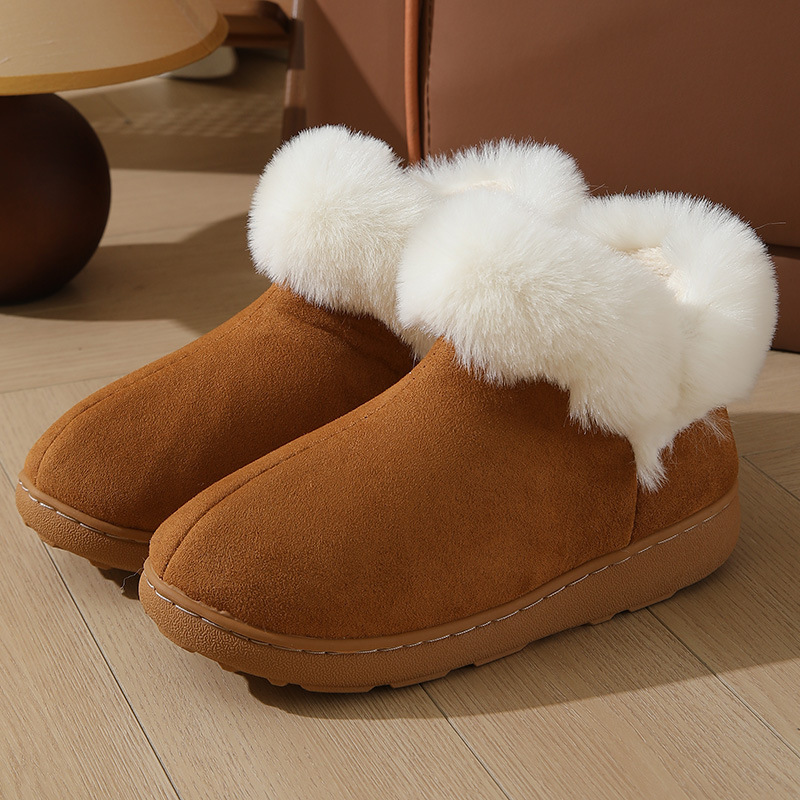 New Bag Heel Winter Home Indoor Platform Warm Couples Cotton Shoes - Image 3