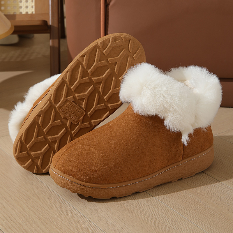 New Bag Heel Winter Home Indoor Platform Warm Couples Cotton Shoes - Image 4