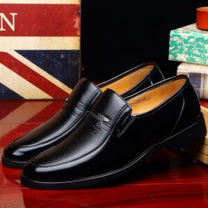 Classic Soft Leather Men's Leather Shoes Business Casual Breathable