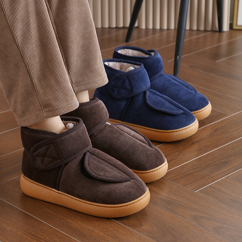 Large Opening Warm Boots With Anti-slip Rubber Soles For Men And Women - Image 4