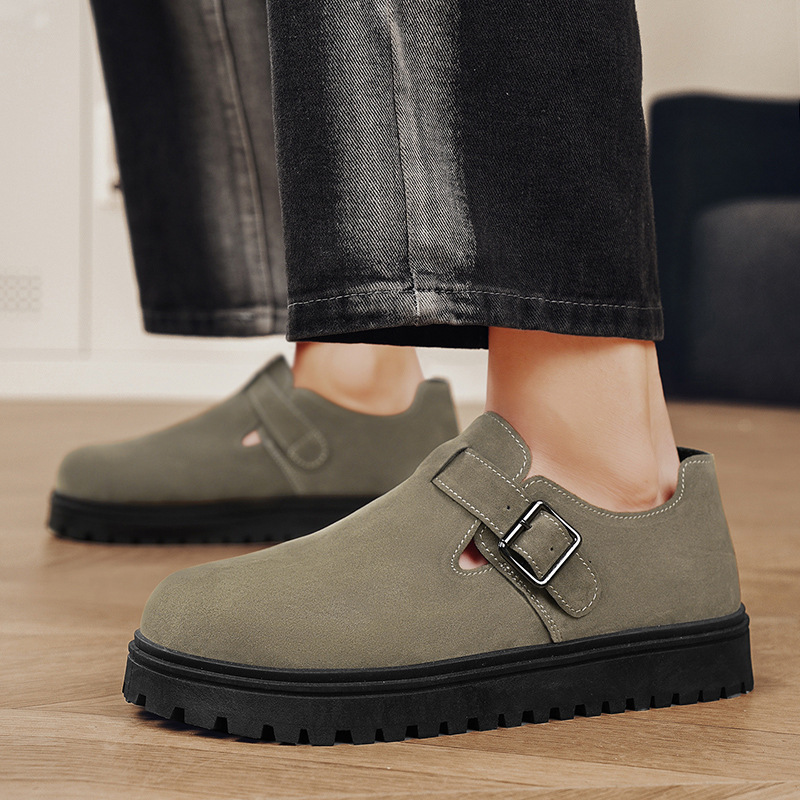 All-inclusive Birkenstock Thick Bottom Small Height Increased By Birkenstock Shoes - Image 4