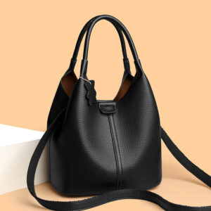New All-match Tote Soft Leather Western Style Crossbody Bag