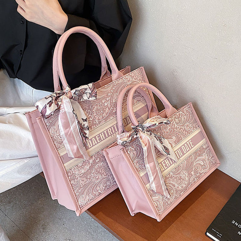 Women's Versatile Printed Hard Bottom Three-dimensional Tote Bag - Image 5