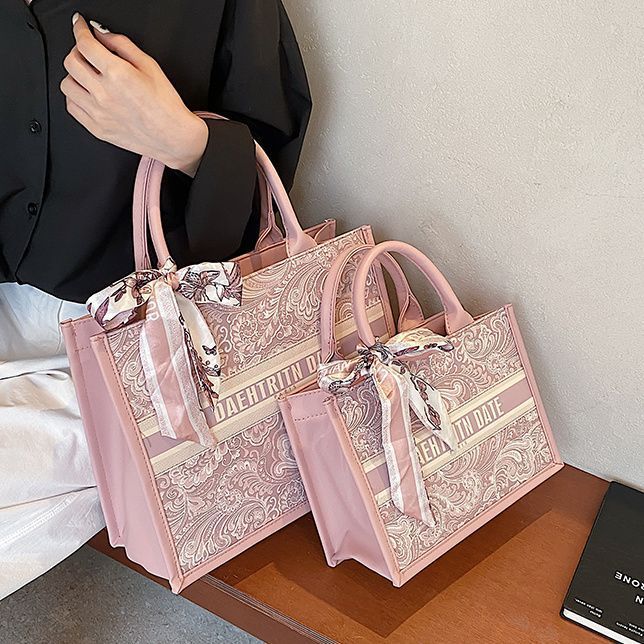 Women's Versatile Printed Hard Bottom Three-dimensional Tote Bag - Image 8