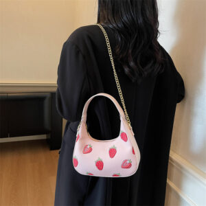 Autumn Printed Fashion Underarm Tote Bag