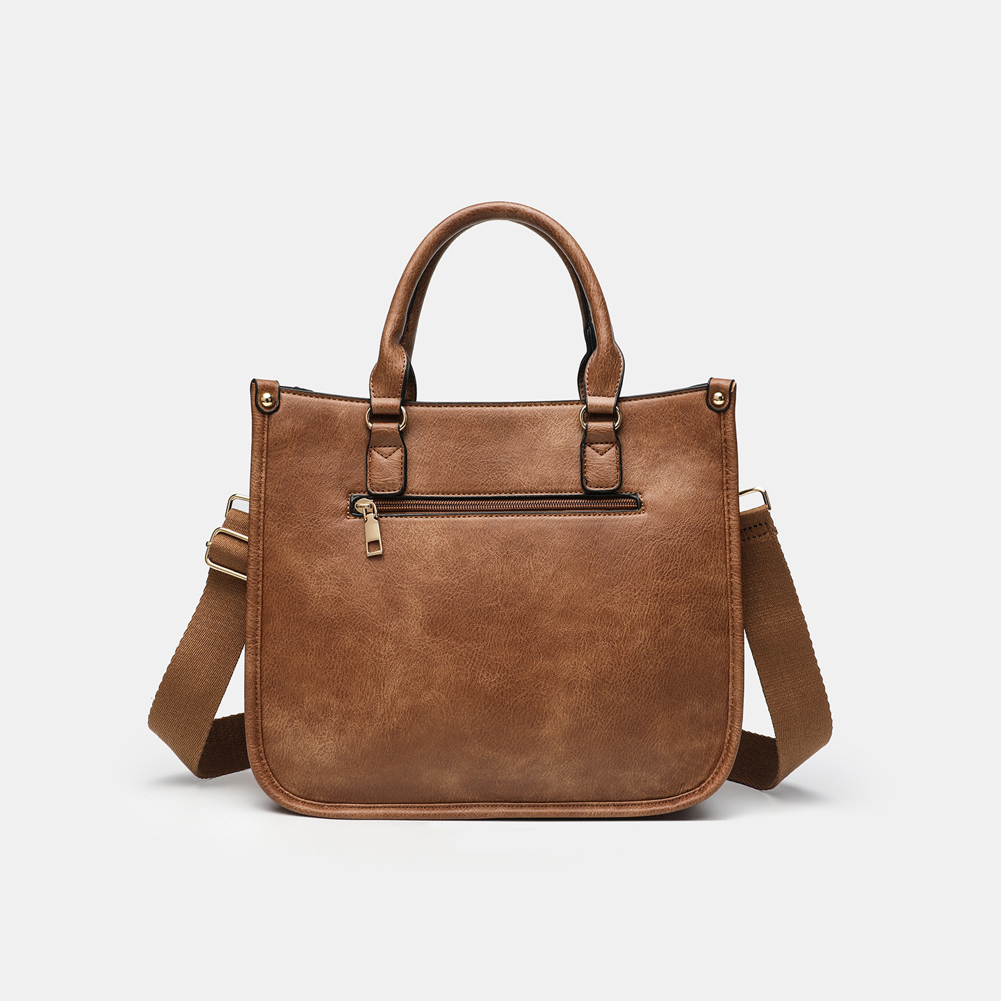 Large Capacity Chessboard Assorted Colors Retro Shoulder Bag - Image 3