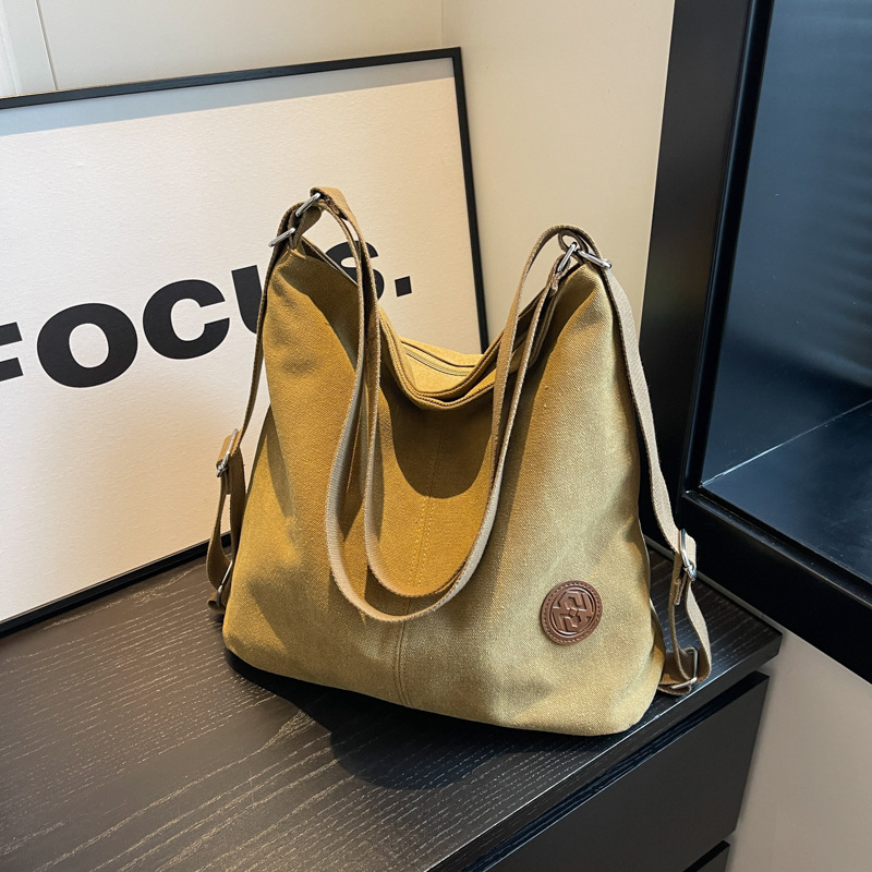 Women's Large-capacity Canvas Shoulder Bag - Image 3