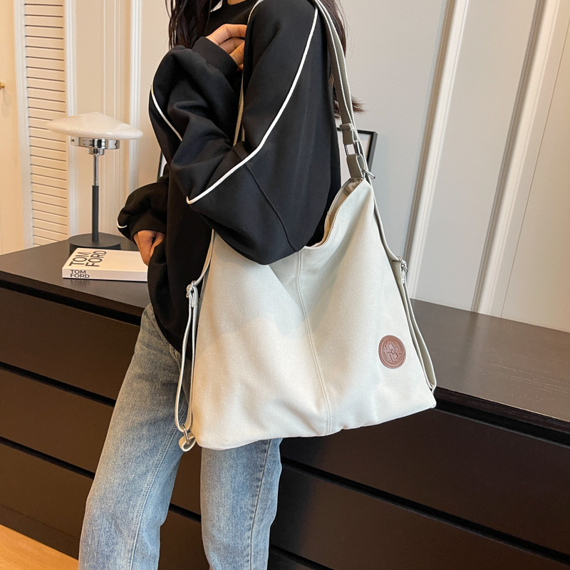 Women's Large-capacity Canvas Shoulder Bag - Image 4