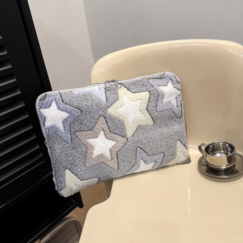 Contrast Color XINGX Plush Coin Purse Card Holder Personalized Creative Clutch - Image 6