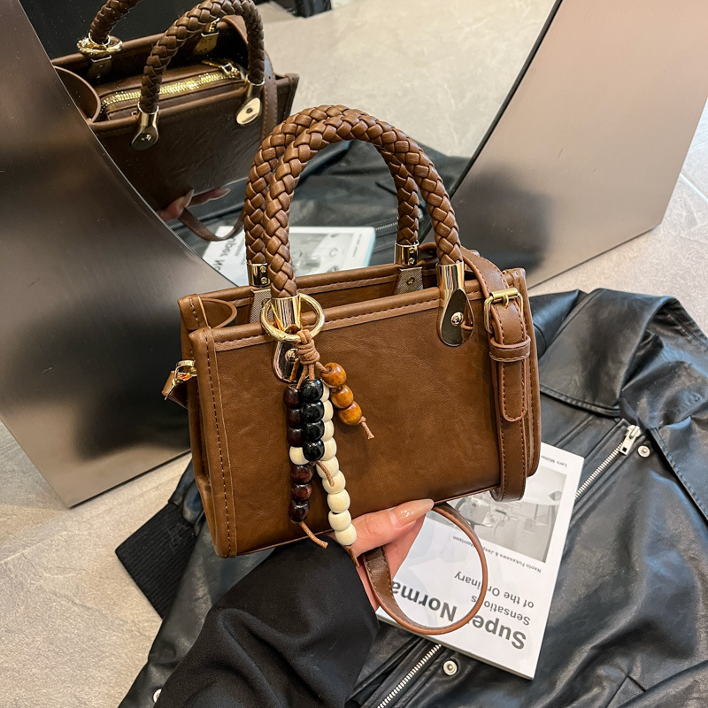 Crossbody Portable Small Square Bag - Image 4