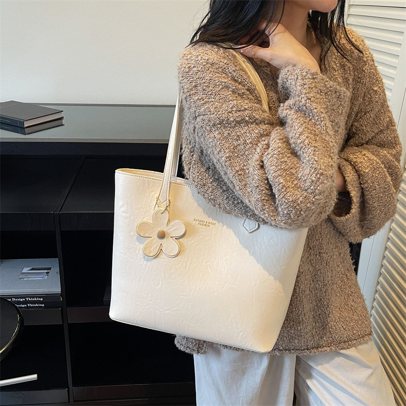 Underarm Bag Textured Tote Bag Simple Women's Bag - Image 2