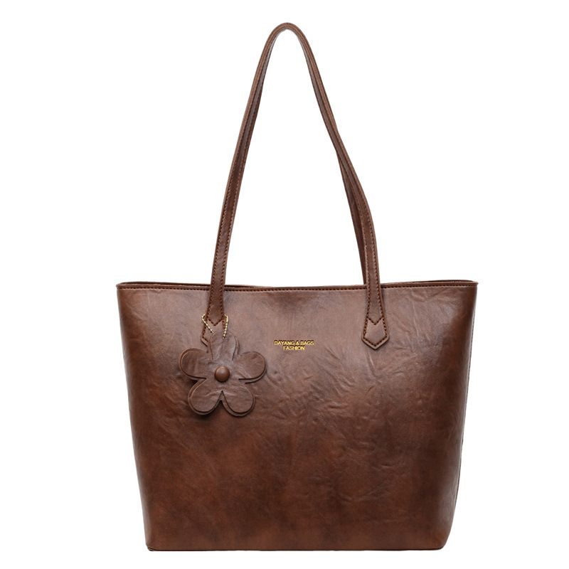 Underarm Bag Textured Tote Bag Simple Women's Bag - Image 5