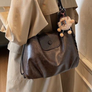 Retro Large Capacity Bag Women's Shoulder Tote Bag