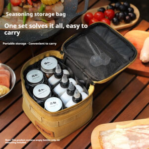 Outdoor Portable Salt MSG Seasoning Bottle Set Camping Picnic