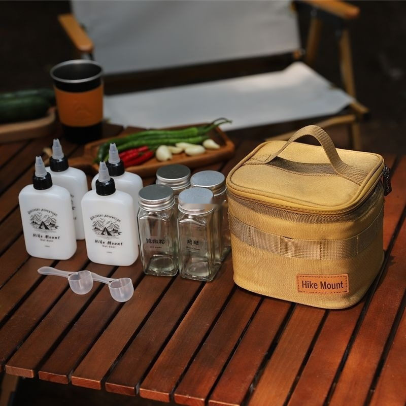 Outdoor Portable Salt MSG Seasoning Bottle Set Camping Picnic - Image 2