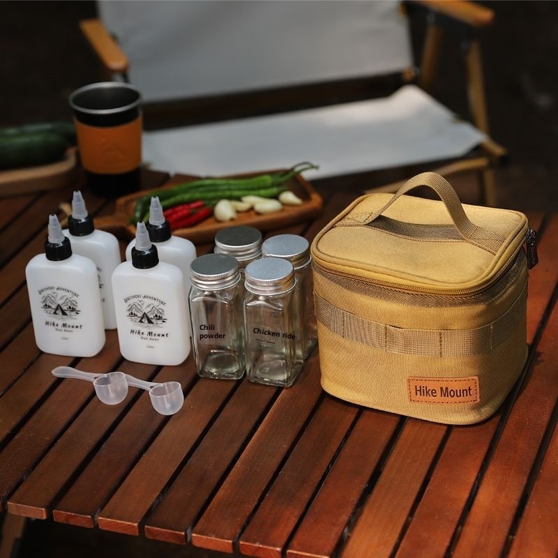 Outdoor Portable Salt MSG Seasoning Bottle Set Camping Picnic - Image 6