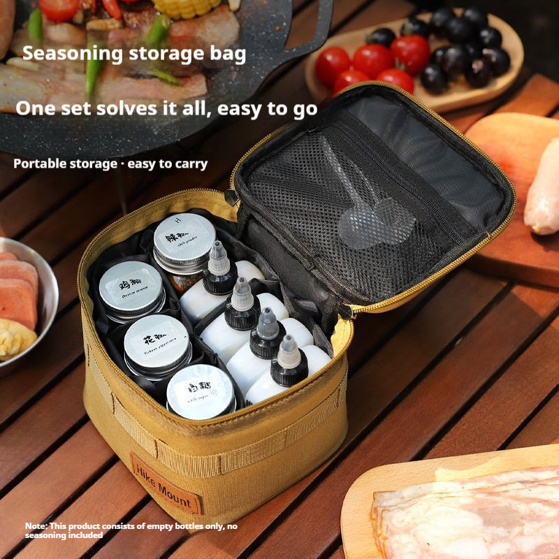 Outdoor Portable Salt MSG Seasoning Bottle Set Camping Picnic - Image 7