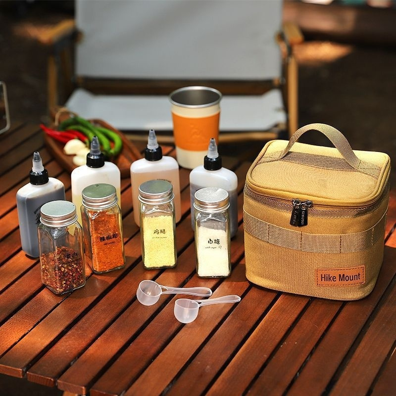 Outdoor Portable Salt MSG Seasoning Bottle Set Camping Picnic - Image 8