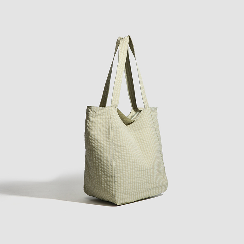 Polyester Striped Seersucker Women's Bag - Image 2