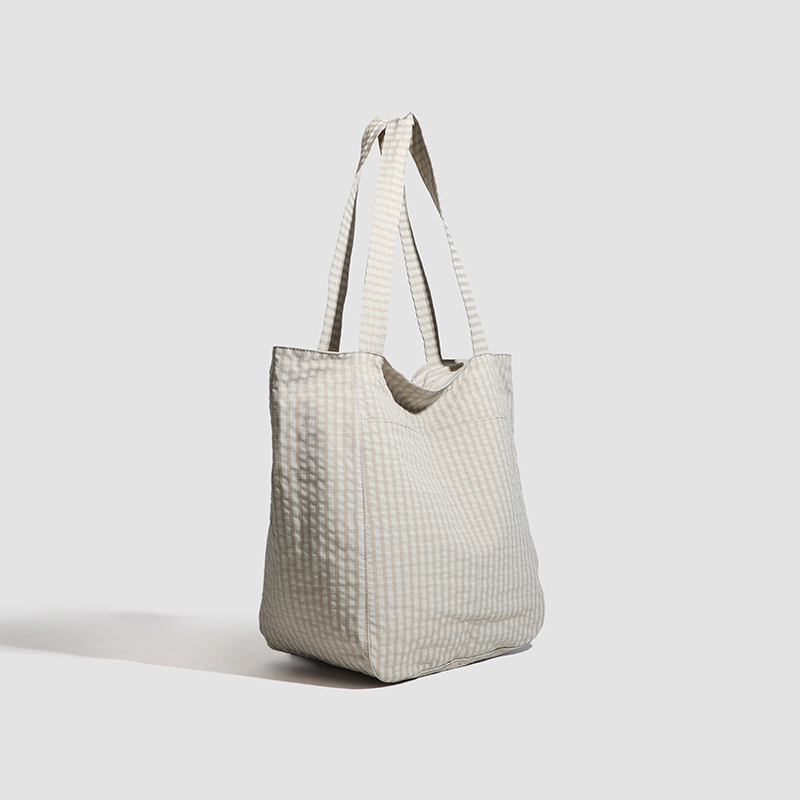 Polyester Striped Seersucker Women's Bag - Image 8