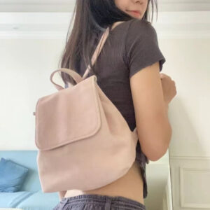 Retro Minority Autumn And Winter New Suede Girls Backpack