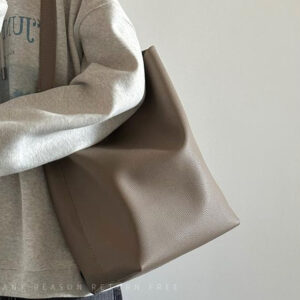 Large Capacity Bucket Shoulder Tote Bag