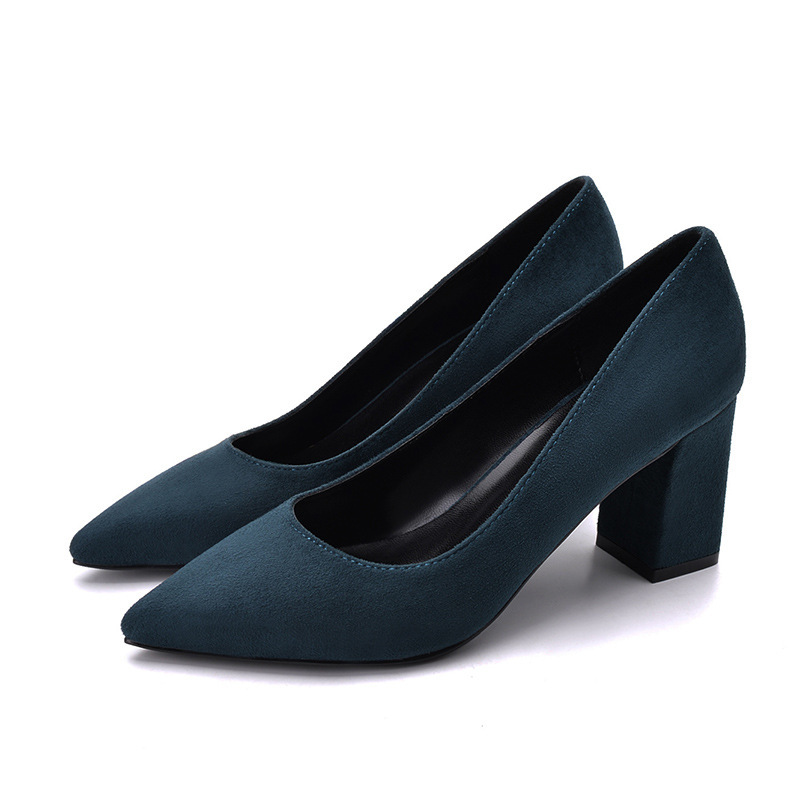 Comfortable All-matching Low-cut High Heels Women - Image 2
