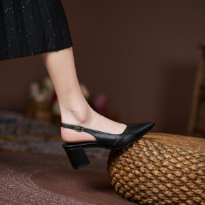 Back Empty Large Size Plus Sizes High Heel Women's Shoes