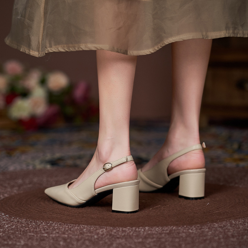 Back Empty Large Size Plus Sizes High Heel Women's Shoes - Image 4