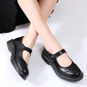 Shallow Mouth Thick Bottom Hanging Buckle Pumps Women's Casual