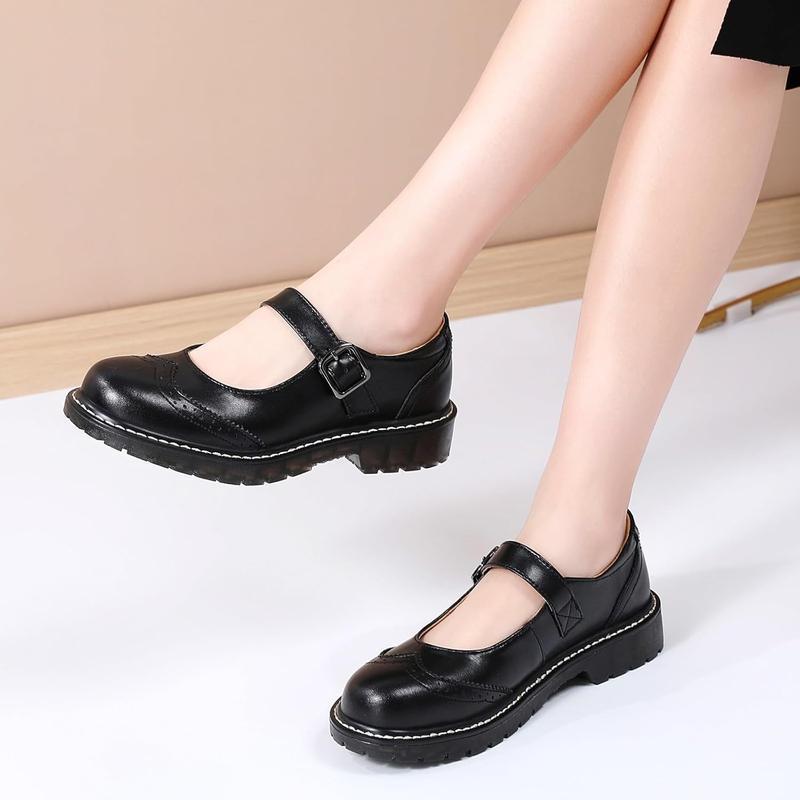 Shallow Mouth Thick Bottom Hanging Buckle Pumps Women's Casual - Image 3