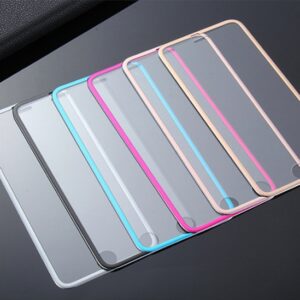 Compatible With Apple, For  Titanium Alloy Tempered Film Black 3d Full Screen Cover Film